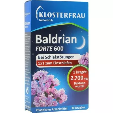 KLOSTERFRAU Baldr.forte 600 Nervenruh üb.Tabl., 30 uds