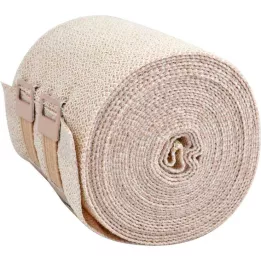 KOMPRESSIONS BINDE 8cmx5m w.piel de tiro corto, 10 uds