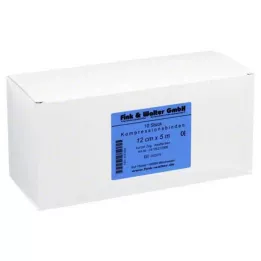 KOMPRESSIONS BINDE 12cmx5m w.piel de tiro corto, 10 uds