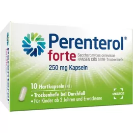 PERENTEROL forte 250 mg cápsulas, 10 uds