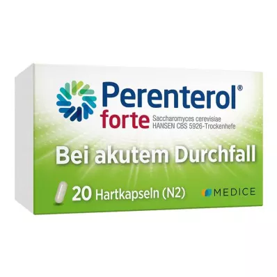 PERENTEROL forte 250 mg cápsulas, 20 uds