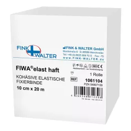 FIXIERBINDE cohesivo elástico 10 cmx20 m blanco, 1 ud