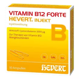 VITAMIN B12 HEVERT forte Inyectar Ampollas, 10X2 ml