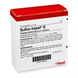 SULFUR INJEEL Ampollas S, 10 uds