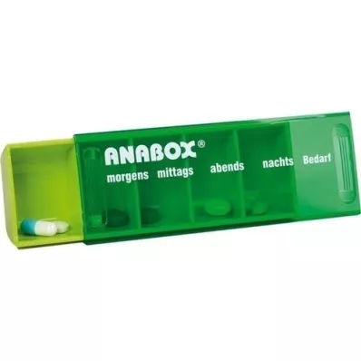 ANABOX Caja de día verde claro, 1 ud