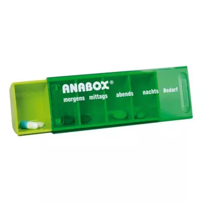 ANABOX Caja de día verde claro, 1 ud