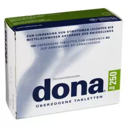 DONA 250 mg comprimidos recubiertos, 100 uds