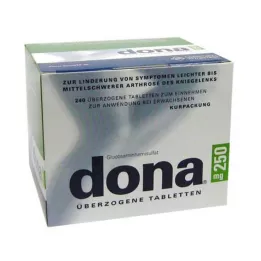 DONA 250 mg comprimidos recubiertos, 240 uds