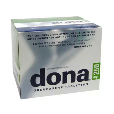 DONA 250 mg comprimidos recubiertos, 240 uds