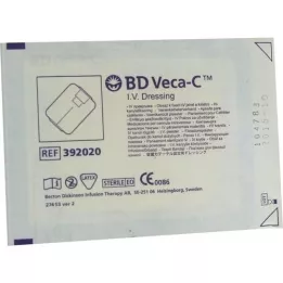 BD VECA-C Apósito de fijación de catéter 6x7,5 cm con ventana, 1 ud