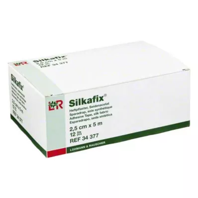 SILKAFIX Yeso adhesivo 2,5 cmx5 m núcleo de cartón, 12 uds