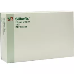 SILKAFIX Yeso adhesivo 2,5 cm x 9,2 m núcleo de cartón, 12 uds