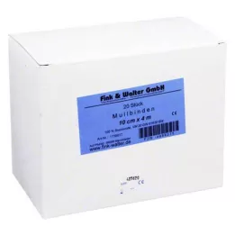 MULLBINDEN 10 cmx4 m 100% algodón, 20 piezas