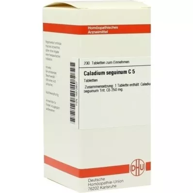 CALADIUM seguinum C 5 comprimidos, 200 uds