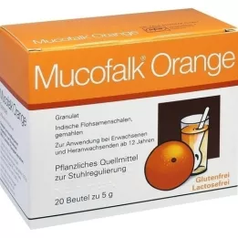 MUCOFALK Naranja Gran. para la preparación de una susp. para uso oral, 20 uds