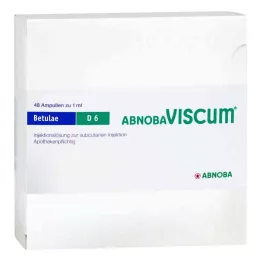 ABNOBAVISCUM Betulae D 6 Ampollas, 48 uds