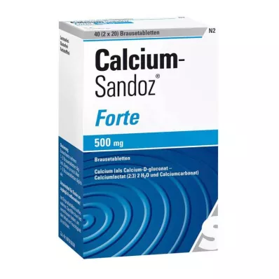 CALCIUM SANDOZ forte Comprimidos efervescentes, 2X20 uds