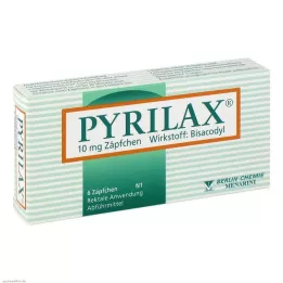 PYRILAX 10 mg supositorios, 6 uds