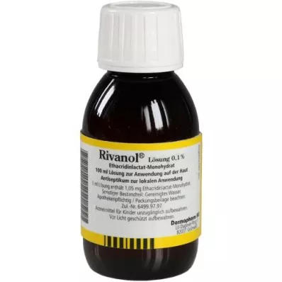 RIVANOL Solución al 0,1%, 100 ml