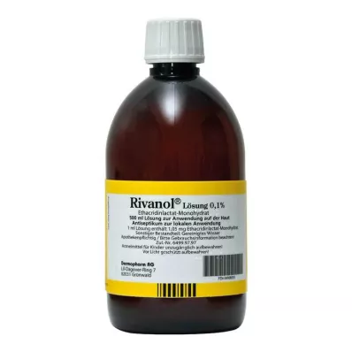 RIVANOL Solución al 0,1%, 500 ml