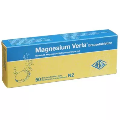 MAGNESIUM VERLA Comprimidos efervescentes, 50 unidades