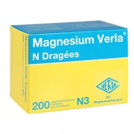 MAGNESIUM VERLA N Comprimidos recubiertos, 200 uds