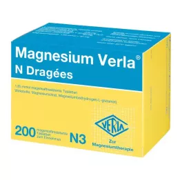 MAGNESIUM VERLA N Comprimidos recubiertos, 200 uds
