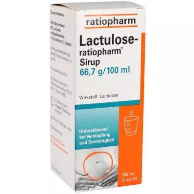 LACTULOSE-jarabe ratiopharm, 200 ml