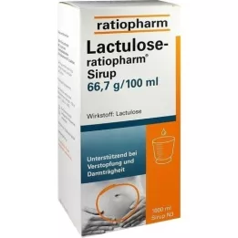LACTULOSE-ratiopharm jarabe, 1000 ml