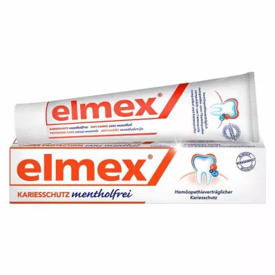 ELMEX dentífrico sin mentol con caja plegable, 75 ml