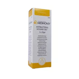MEDIHONEY gel antibacteriano para heridas, 5X20 g