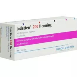 JODETTEN 200 pastillas Henning, 100 uds