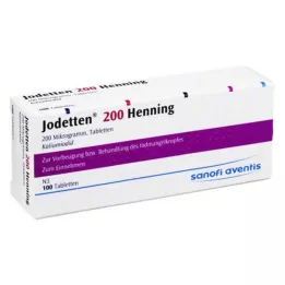 JODETTEN 200 pastillas Henning, 100 uds