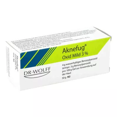 Óxido de fuga de acné suave 3% (50 g)