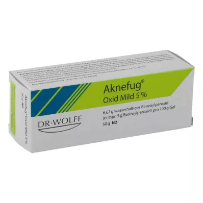 AKNEFUG gel de óxido suave al 5%, 50 g