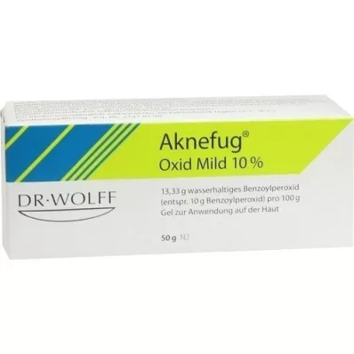 AKNEFUG óxido gel suave al 10%, 50 g