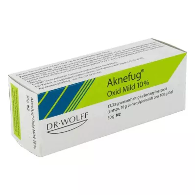 Óxido de fuga de acné suave 10% (50 g)