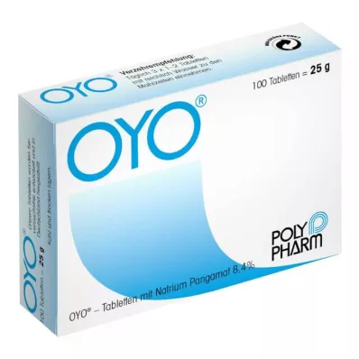 Tabletas Oyo, 100 piezas