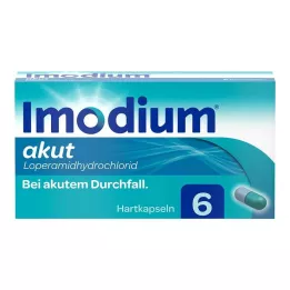 IMODIUM cápsulas duras agudas, 6 uds
