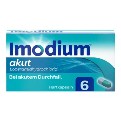 IMODIUM cápsulas duras agudas, 6 uds