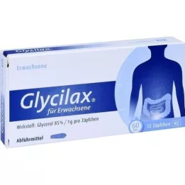 GLYCILAX Supositorios para adultos, 12 uds