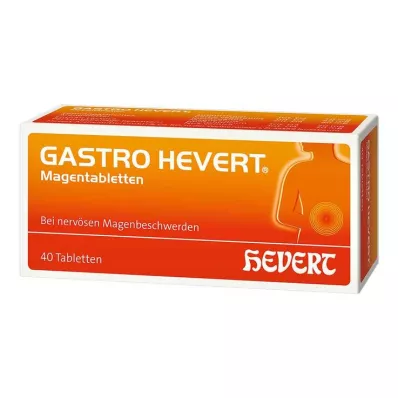 GASTRO-HEVERT Comprimidos para el estómago, 40 unidades