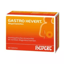 GASTRO-HEVERT Comprimidos para el estómago, 100 unidades