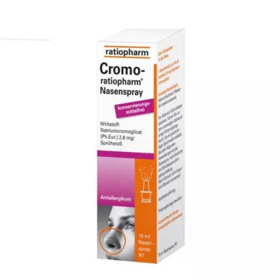 CROMO-RATIOPHARM Aerosol nasal sin conservantes, 15 ml
