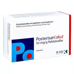 POSTERISAN Pomada aguda con dilatador anal, 25 g