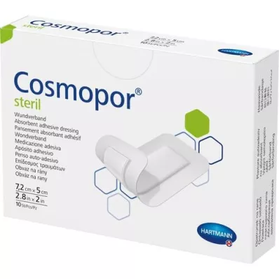 COSMOPOR apósito estéril 5x7,2 cm, 10 uds