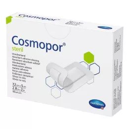 COSMOPOR apósito estéril 5x7,2 cm, 10 uds