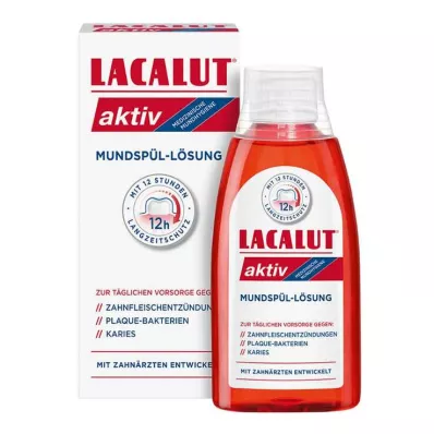 LACALUT solución activa de enjuague bucal, 300 ml