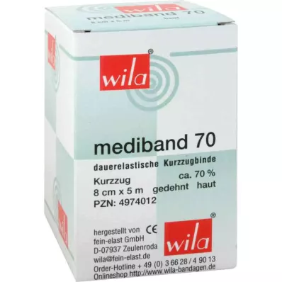 MEDIBAND 70 Vendaje corto 8 cm x 5 m, color piel, 1 ud MEDIBAND 70 Vendaje corto 8 cm x 5 m, color piel, 1 ud