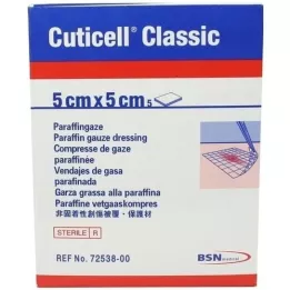 CUTICELL Gasa clásica para heridas 5x5 cm, 5 uds